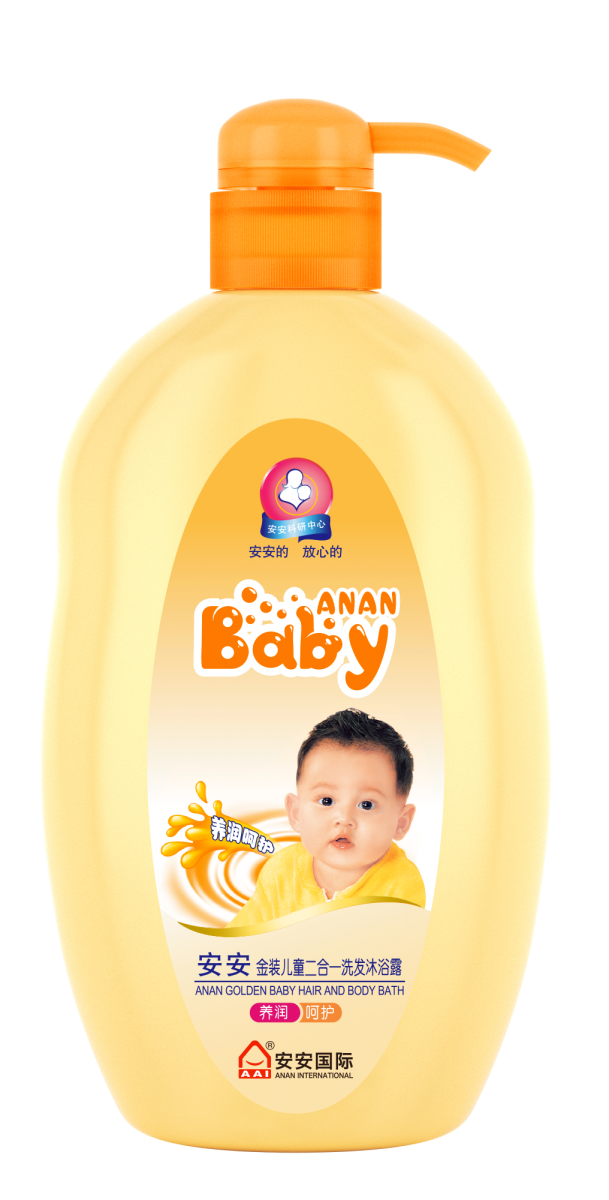 Bodog官网金装儿童二合一洗发洗澡露 养润呵护