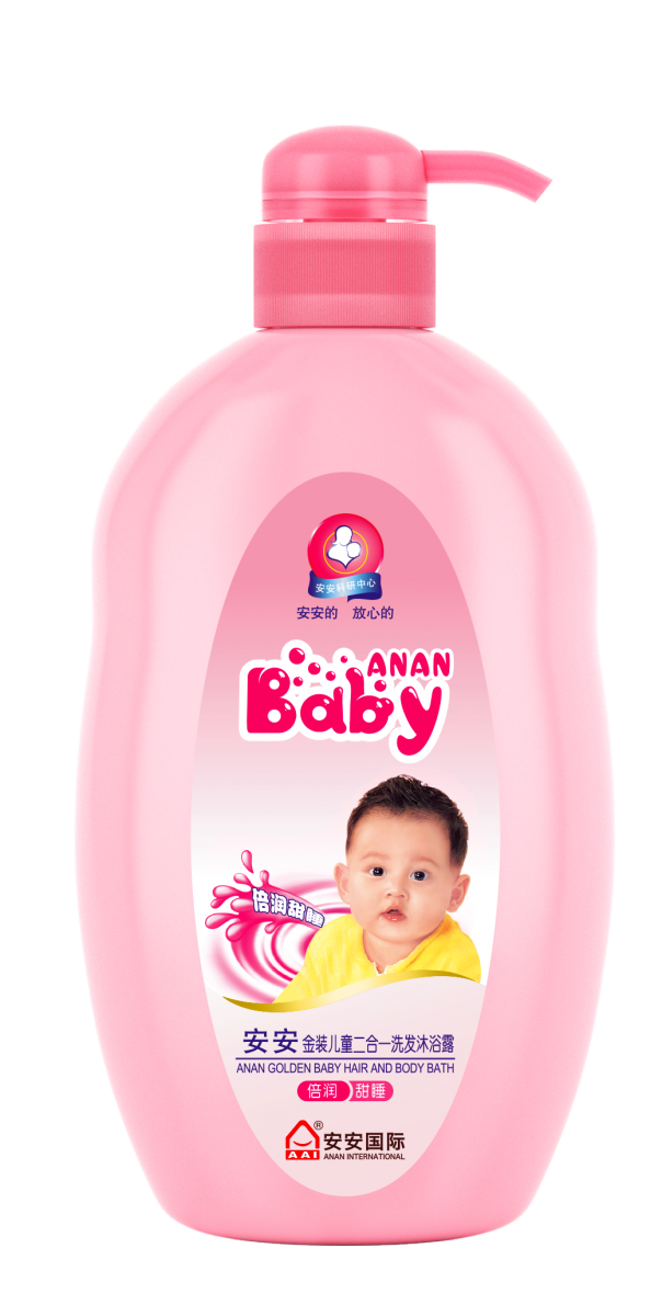 Bodog官网金装儿童二合一洗发洗澡露 倍润熟睡