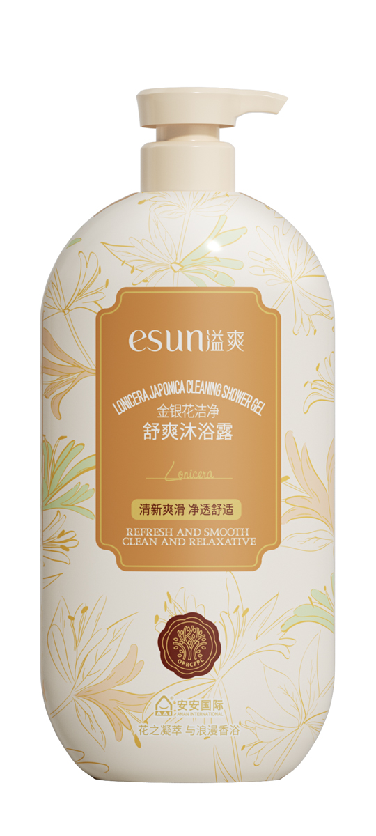 Bodog官网国际金银花干净舒爽洗澡露